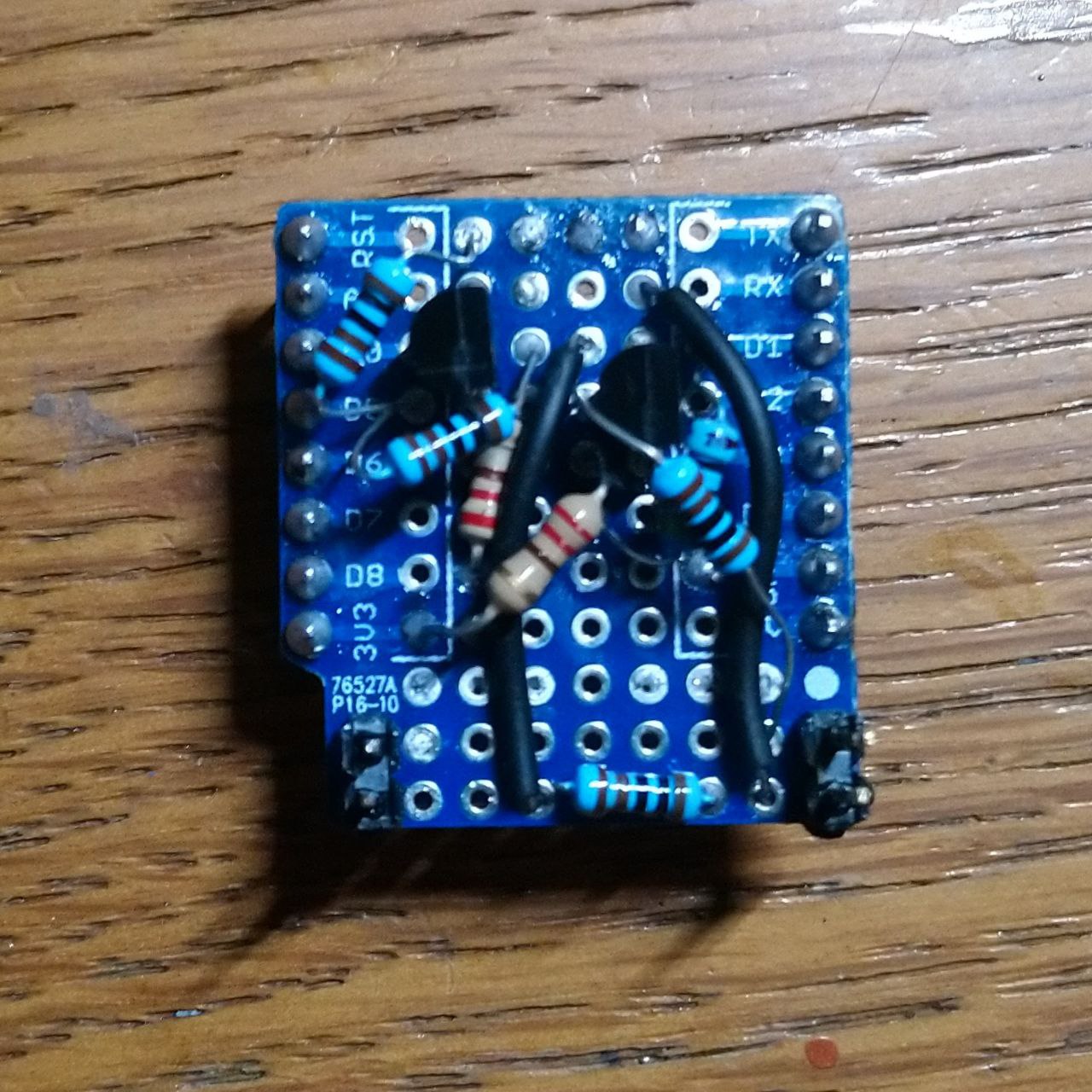 Shield soldered front